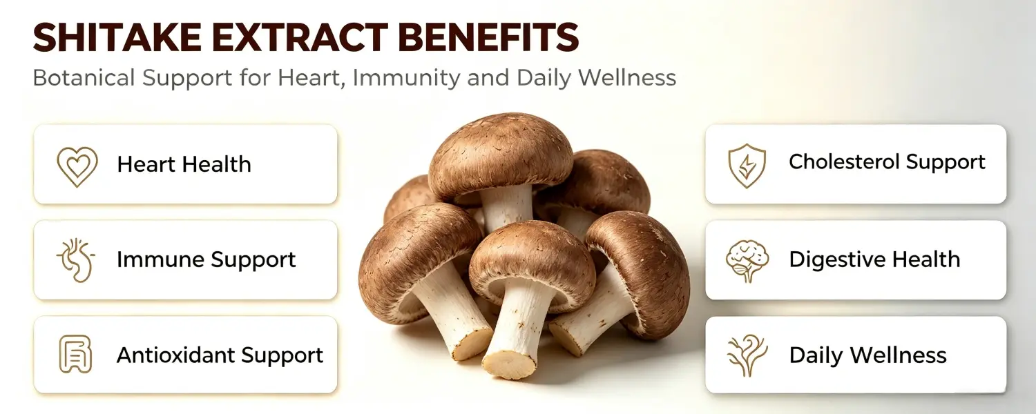 SHITAKE EXTRACT BENEFITS SHITAKE EXTRACT BENEFITS