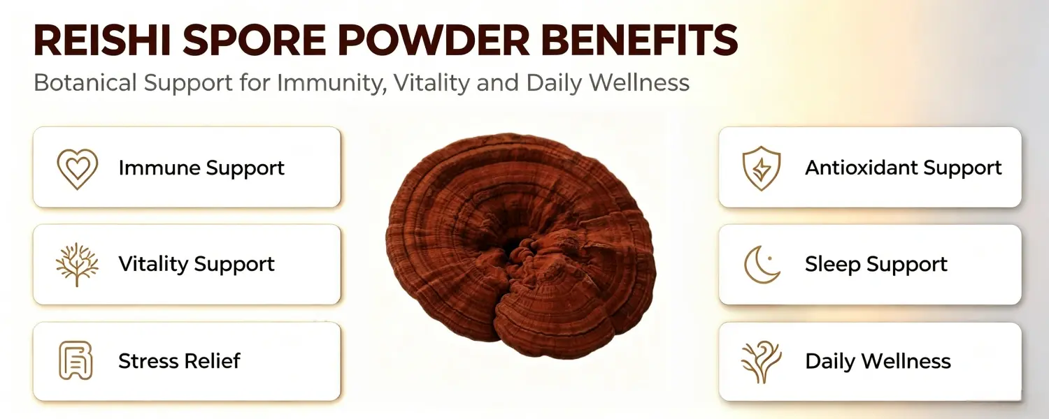 REISHI SPORE POWDER BENEFITS