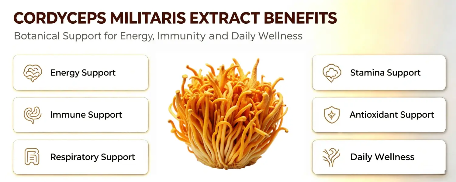 CORDYCEPS MILITARIS EXTRACT BENEFITS