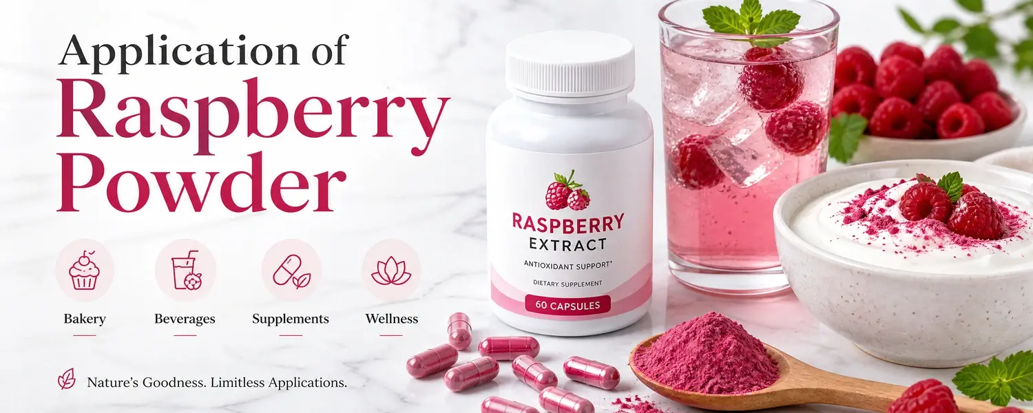 Applications of Raspberry powder Applications of Raspberry powder