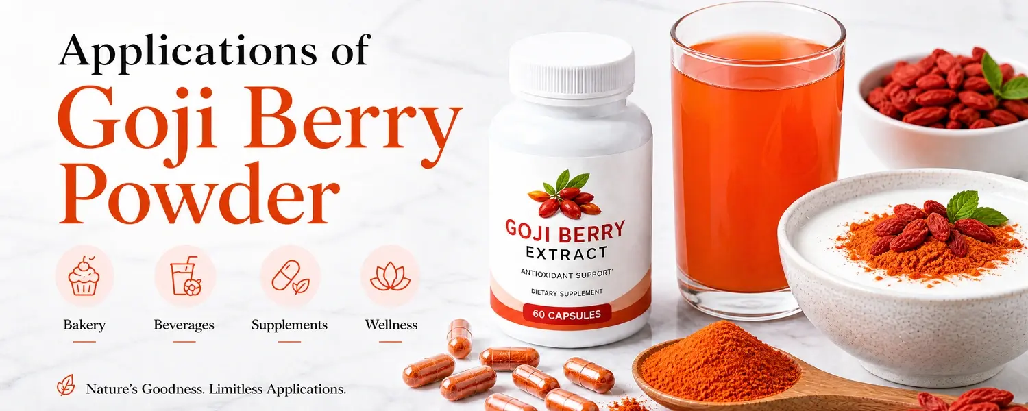 Application of Goji Berry Powder