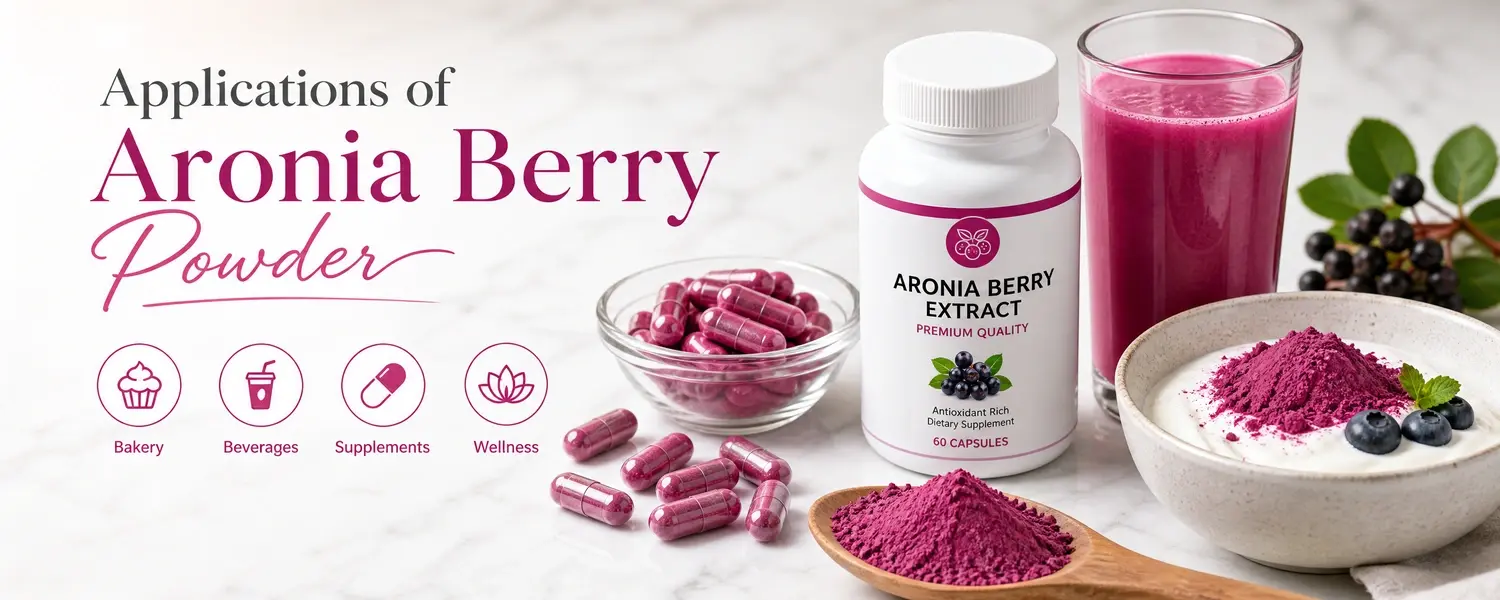 Applications of Aronia Berry Powder Applications of Aronia Berry Powder