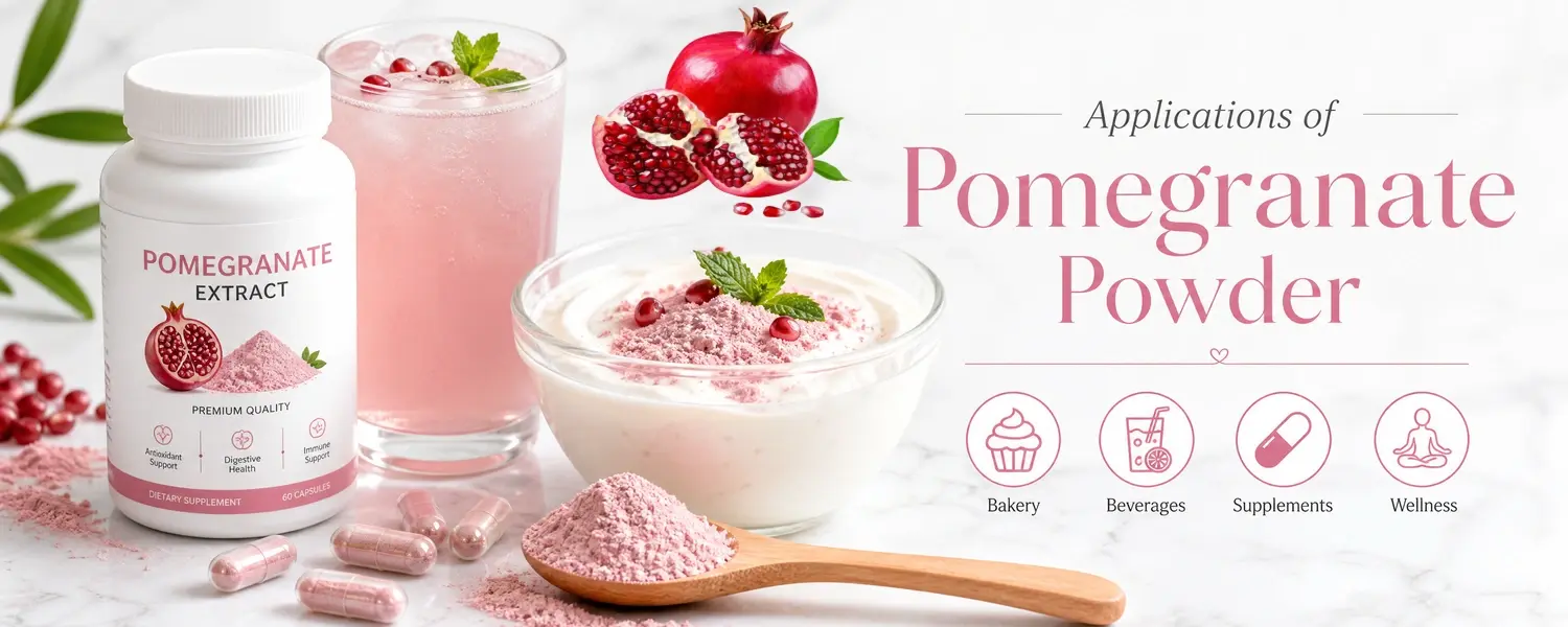 Application of Pomegranate Powder