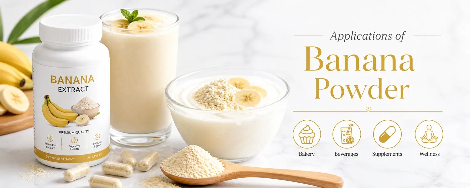 Application oof Banana Powder