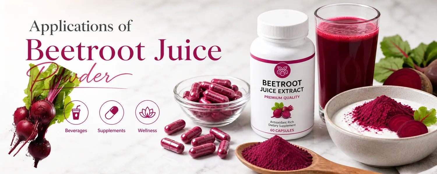 Application of Beetroot Powder Application of Beetroot Powder