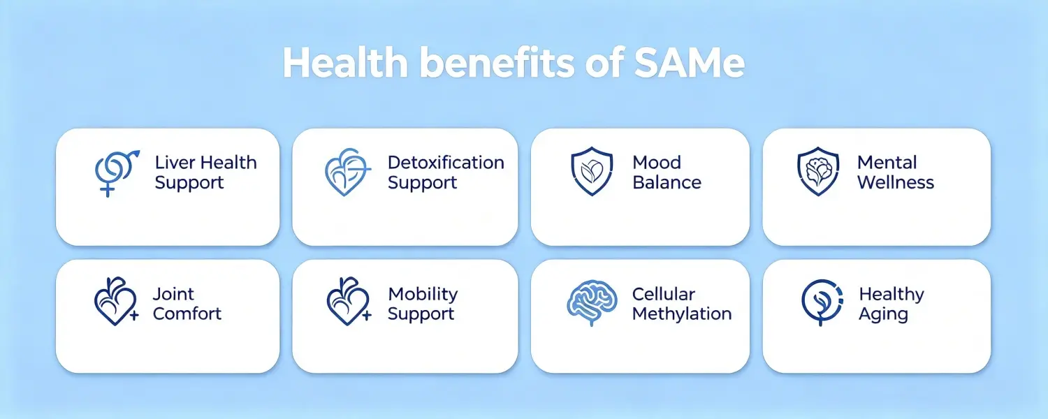 Benefits of SAMe 98% Powder